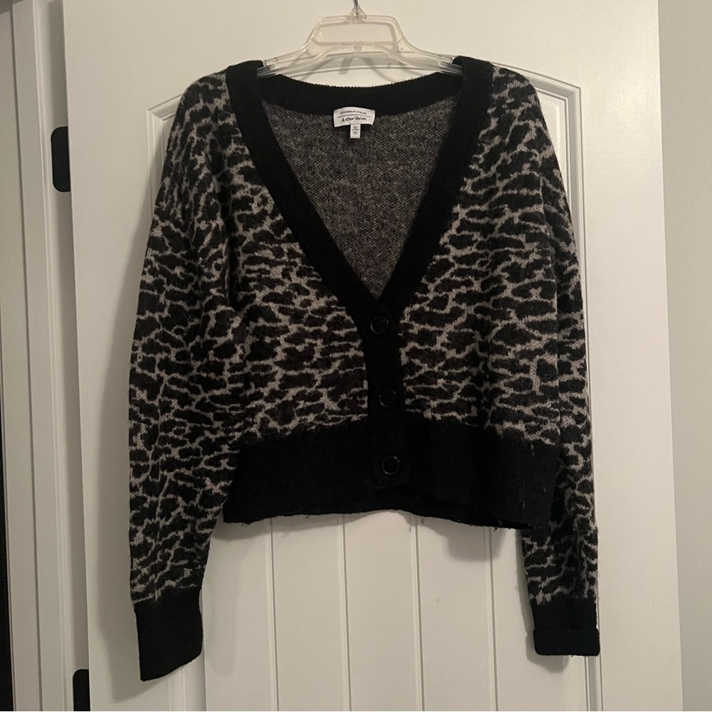 & Other Stories Leopard cardigan